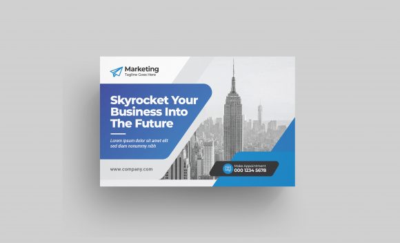 Corporate Postcard: A Modern Design Essential