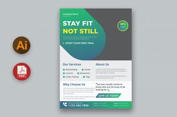 Design a Professional Fitness Gym Flyer with Ease