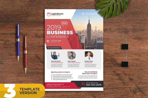 Designing Impactful Business Conference Flyers