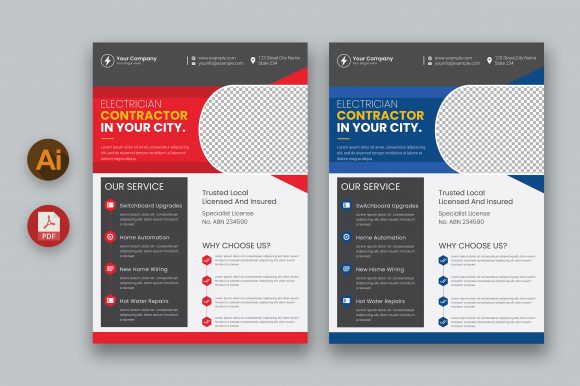 Electrician and Electrical Flyer for Business Growth