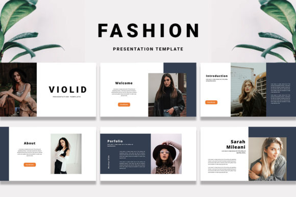 Fashion - PowerPoint Template: Modern Design for Creative Professionals