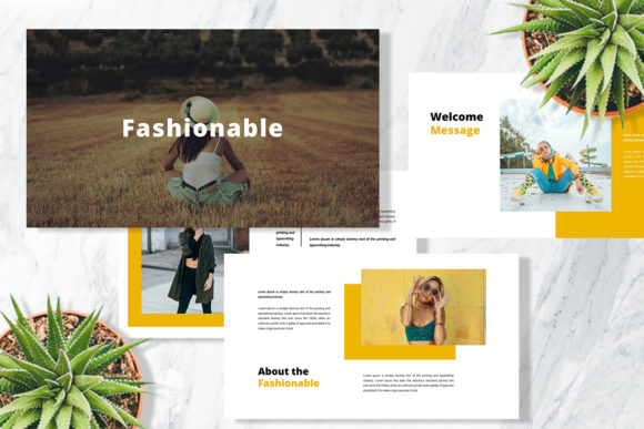 Fashionable PowerPoint Template: A Modern and Creative Tool for Professional Presentations
