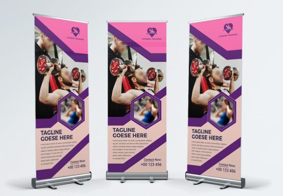 Fitness Roll Up Banner – A Versatile Marketing Tool for Fitness Businesses