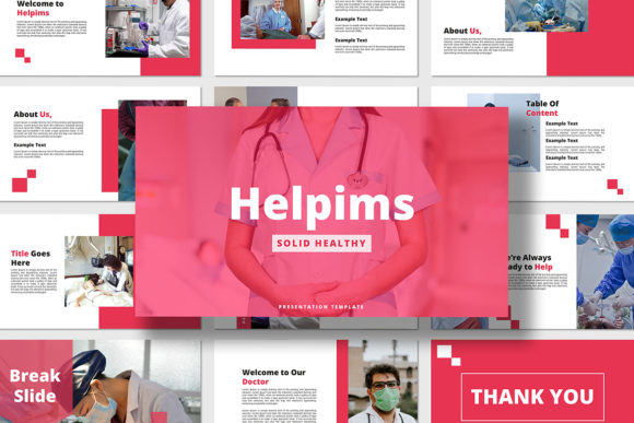 Helpims - Google Slides Template: A Modern and Customizable Presentation Tool for Professionals