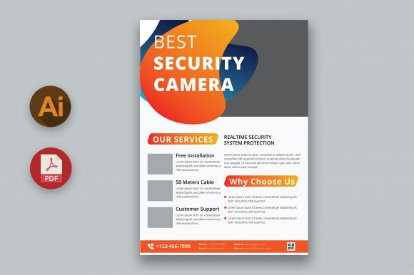 Home Security Flyer Template for Effective Business Promotion