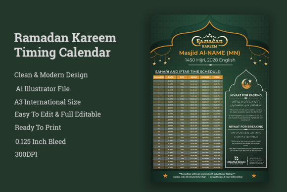 Iftar and Sehri Timing Calendar Ramadan: A Vital Tool for Muslims Around the World