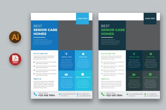 Maximizing Visibility and Impact with the Senior Care Best Service Flyer