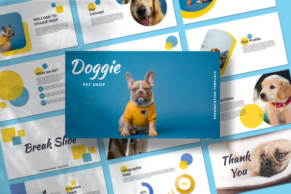 Modern and Creative Presentation with the Doggie - Keynote Template