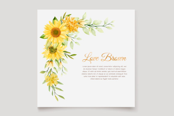 Sunflower Floral Invitation Card Set: A Vibrant and Versatile Choice for Special Events